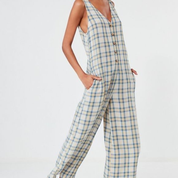 Urban Outfitters Pants - Urban Outfitters Button Down Jumpsuit, Sz L, NWT